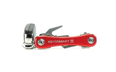 KEYSMART Rugged Schlüsselhalter (Aluminium), rot