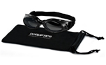 Sunglasses Dogoptics Hundebrille Ibiza Black frame/Mirror lens