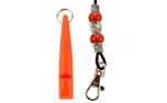 ACME Hundepfeife mit Perlen Pfeifenband, orange
