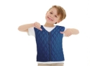 Aqua Coolkeeper Cooling Vest Kids reflektierende Kühlweste für Kinder, pazifikblau