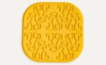 Cafide Eco Plastic Anti-Vacuity Feeder Eaty Mustard