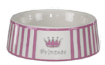 Chacco Keramik Hundenapf Princess Crown mit Swarovski Kristallen
