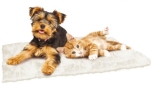Croci Dog Self-Heating Mat Furry White