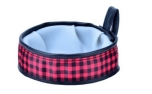 Cycle Dog Trail Buddy Bowl Red Plaid