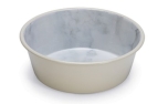 Designed By Lotte Vive Hundenapf Marmoroptik weiss
