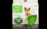 Eat Slow Live Longer Puzzle and Feed Grün