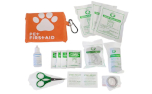 Erste-Hilfe-Set für Hunde, mit Karabiner, 19-teilig