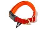 Original Orange to Magenta Cotton Dog Collar, Standard