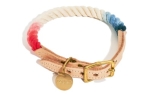 Found My Animal Red White & Blue Ombre Rope Cat & Dog Collar