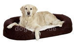 Hunde- Liegebett Ortho Bed, oval, braun