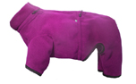 iqo Thermo-Fleece Hundeoverall, violett