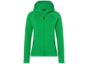 James & Nicholson Damen Stretchfleece Jacke, fern-green/carbon