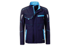 James & Nicholson Softshell Workwear Jacket, navy/turquoise