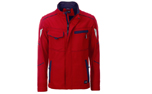 James & Nicholson Softshell Workwear Jacket, red/navy