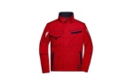 James & Nicholson Workwear Jacke, red/navy
