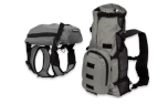 K9 Sport Sack Hunderucksack, begehbar mit Geschirr und Stauraum, shark skin grau