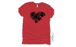 Kashell Creations Puppy Love T-Shirt heather red