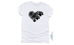 Kashell Creations Puppy Love T-Shirt white