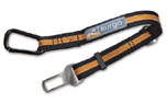 Kurgo Direct to Seat Belt Tether Sicherheitsgurt, orange/schwarz