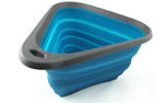 Kurgo Mash-N Stash Collapsible Dog Bowl, blau