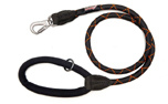 Long Paws Comfort Rope Hundeleine, schwarz/orange