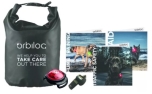 Orbiloc Stay Safe Kit Sicherheitspaket (Licht rot + Pfeife + Tasche)