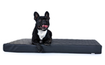 padsforall Hundematte Nuvola aus Kunstleder gesteppt, schwarz