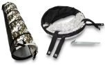 P.L.A.Y. Pet Lifestyle and You Camo Black/White Play Tunnel