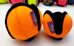 Puppingtons Pods mit Schlaufe interaktives Hundespielzeug, orange