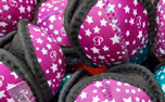 Puppingtons Pods mit Schlaufe interaktives Hundespielzeug purple Star