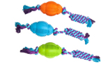 Ruffus Hundespielzeug Dental Bouncer mit Seil