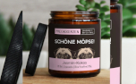 schöne möpse! handgemachte Duftkerze