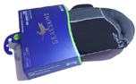 Sealskinz thin Mid Length Socke mit Merinowolle, schwarz/grau