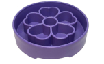 Sodapup Antischlingnapf Flower Design Ebowl Slow feeder, lila