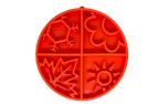 Sodapup eBowl slow Feeder Vier-Jahreszeiten, orange