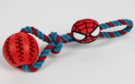 Spiderman Wurf- Hundespielzeug mit Hundeball