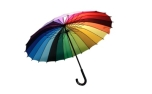 Streamline Regenbogen-Regenschirm