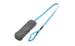 Tug-E-Nuff Faux Fur Squeaky Chaser Toy blue
