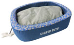 United Pets Hundebett SNOREFIE, oval blau/grau