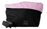 United Pets Sling Bag Hundetragetasche, schwarz/pink
