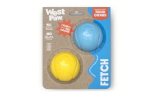 West Paw Zogoflex Boundr Fetch Hundeball, blau/gelb
