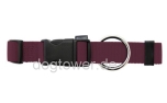 Hundehalsband Basic, Wolters, brombeer
