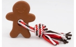 ZippyPaws Holiday Zippytuff Teether Gingerbread Man