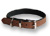 IQO Lederhalsband Prestige, tabac/schwarz